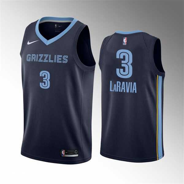 Memphis Grizzlies #3 Jake LaRavia 75th Anniversary Statement Edition Navy Stitched Basketball Jersey Dzhi,We sell and wholesale Memphis Grizzlies #3 Jake LaRavia 75th Anniversary Statement Edition Navy Stitched Basketball Jersey Dzhi on line form chian!